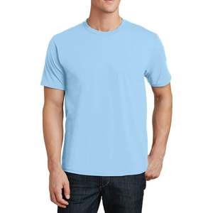 <b>Heavyweight</b> round neck pure cotton short sleeved <b>t</b>-<b>shirt</b> loose solid color <b>white</b> <b>t</b> men's and women's bottom <b>shirt</b> solid color - Product Image 1