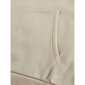 Sudadera con Capucha de Forro Polar para Hombre, con Cierre de Media Cremallera, Estampado de Letras y Logotipo Personalizado al por Mayor, Sudadera de Algodón y Poliéster Lavado para Hombre - Product Image 3