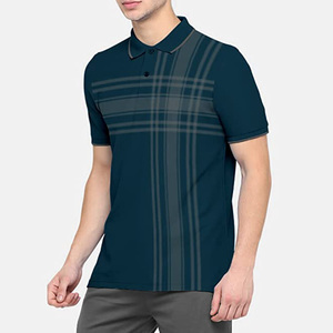 Camiseta de Polo cómoda para hombre, camisa 00% de algodón de manga corta, precio barato, fabricante de fábrica, tamaño personalizado - Product Image 5