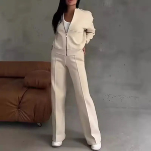 ชุดวอร์มผ้าฟลีซมีฮู้ด ระบายอากาศได้ดี สไตล์สตรีทแวร์สำหรับฤดูหนาว ผลิตจากผ้าฝ้าย 100% รับผลิตตามสีและโลโก้ที่ต้องการ สำหรับผู้ชายและผู้หญิง - Product Image 2