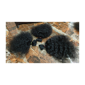 Vente rapide extensions Deep Curly cheveux humains vierges vente en gros faisceaux de cheveux bouclés vrais cheveux en stock pour la fourniture en vrac - Product Image 2