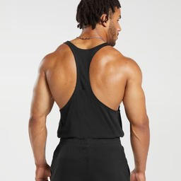 Camiseta sin Mangas de Algodón 100% para Hombre, Estilo Chaleco con Doble Canalé, Camiseta sin Etiqueta, Personalizada - Product Image 2