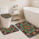 Custom Printed <b>Mat</b> <b>Bathroom</b> Rug <b>Set</b> for <b>Bathroom</b> Non-Slip Shower Curtain Bath <b>Mat</b> - Product Image 1