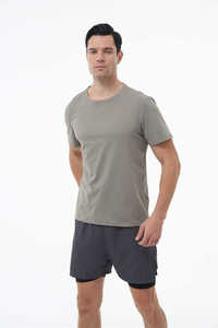 Camiseta Deportiva de Verano para Hombre, Corte Ajustado, Secado Rápido, Personalizable, Manga Corta, para Gimnasio, Fitness y Deportes al Aire Libre - Product Image 5