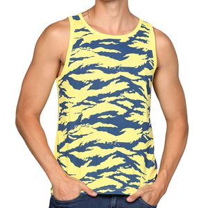 Custom Black Sleeveless <b>Tank</b> <b>Top</b> for <b>Men</b> <b>Men's</b> Casual Style with Custom Logo From Bottom - Product Image 2