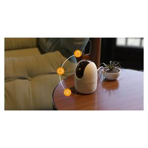 Cámara de Red A1 Pro Pan&Tilt Blanca 2K 1440p QHD IPC S2E1P 3R1S Videocámara de Vigilancia - Product Image 3