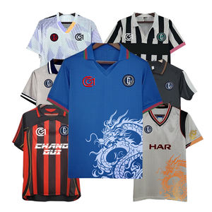 زي كرة قدم جديد للأندية، ملابس رياضية خفيفة الوزن بتصميم عصري مستوحى من الطراز التايلاندي القديم - Product Image 1