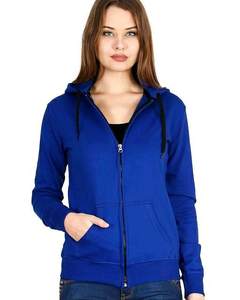 Sudaderas con capucha de lana de Invierno para mujer de alta calidad Nuevo diseño con logotipo personalizado Moda barata 100% algodón - Product Image 5