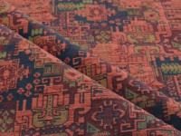 Tissu d'ameublement tissé Kilim Bohème Tapisserie Ethnique Tribal Sud-ouest Turc Navajo Marocain au mètre pour Chaise Canapé