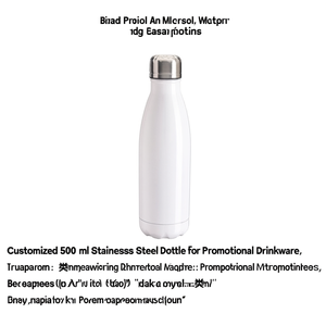 Bottiglia d'Acqua Personalizzata in Acciaio Inossidabile da 500ml per Articoli Promozionali - Product Image 2