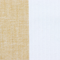 Produits textiles de maison en nappe à rayures beiges et blanches 150x300 cm 190 g/m² Tissu coton 100% d'Inde