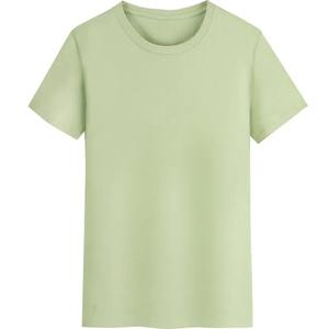 Camisetas de Hombre de Color Sólido, 100% Algodón, Tejido de Punto, Diseño Moderno, Manga Corta, Secado Rápido, Transpirable, Venta al Por Mayor - Product Image 2