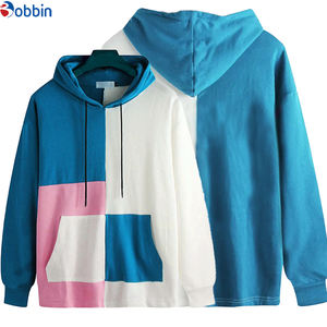 Sweat à capuche unisexe en coton personnalisé, plusieurs couleurs, logo et couleur personnalisés, style hip-hop, polaire épaisse à rayures, sweat à capuche pour hommes - Product Image 2