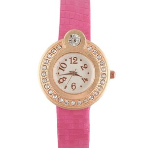 Montre-bracelet pour femme - Rose choc - Product Image 1