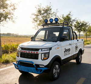 Mini Camioneta Eléctrica de 4 Ruedas con <span class=keywords><strong>Caja</strong></span> de Carga, 72V 1500W, Vehículo Eléctrico de Nueva Energía, Exportación de China - Product Image 4
