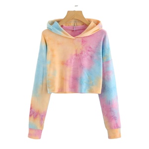 Venta caliente mujeres Crop Top sudaderas con capucha Sudadera Mujer manga larga Crop Top pulóver Sudadera con capucha Streetwear 2025 - Product Image 4