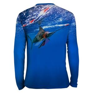 Vêtements de pêche Sportswear Pêche Polo Unisexe À Manches Longues Sublimation À Séchage Rapide Chemise De Pêche Taille Personnalisée En Gros - Product Image 2