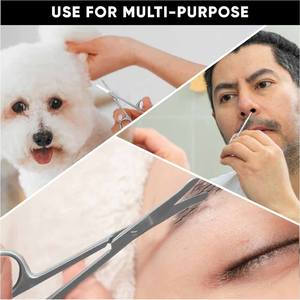 Tijeras para Nariz Premium de Acero Inoxidable, Multiusos, para Cuidado Personal, con Punta Roma - Product Image 5