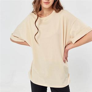Elegante ropa mujeres t camisa corta y conjuntos de verano 2 dos corta las mujeres nuevo y versátil clásica camiseta de las mujeres - Product Image 3