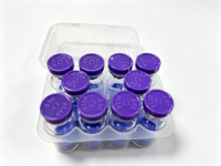 Matière première cosmétique OEM/ODM de qualité supérieure, 99% de tripeptide de cuivre-1 en poudre bleue, flacons GHK-CU 100mg