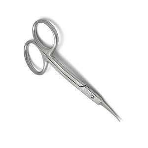 Tijeras para cutículas de uñas de grado quirúrgico Dall Finish Doble borde curvo 9,5 CM Tijeras para cutículas de uñas para belleza - Product Image 4