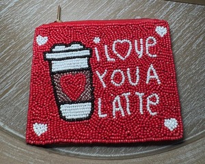 Monedero de Moda con Bordado de Cuentas, Bolso de Cuentas Hecho a Mano, Cartera Pequeña, Portamonedas, Monedero Étnico, Monedero con Cuentas Tribales - Product Image 1