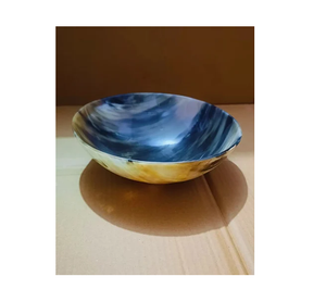 ชามเขาควายขัดเงา ดีไซน์คลาสสิก เป็นมิตรกับสิ่งแวดล้อม ใช้กับเครื่องล้างจานได้ ของตกแต่งบนโต๊ะอาหาร รับพิมพ์ลายตามสั่งสำหรับธุรกิจ - Product Image 1