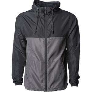 Chaqueta cortavientos de nailon ligera al por mayor, capucha impermeable y transpirable de alta calidad con cierre de cremallera frontal para primavera - Product Image 1
