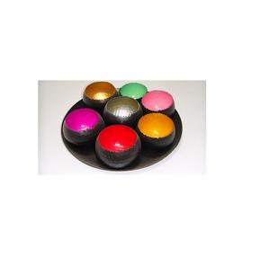 Bol de service en métal noir mat fait main - Grand saladier irrégulier en céramique moderne pour hôtels de luxe et usage domestique - Product Image 3