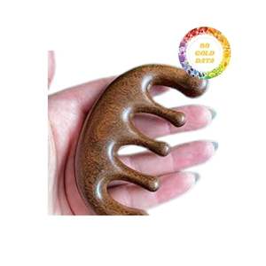 High Quality Natural Wooden <b>Massage</b> Comb Designed For <b>Scalp</b> Comfort And Relaxation Handmade By Skilled Artisans In Vietnam - Product Image 5
