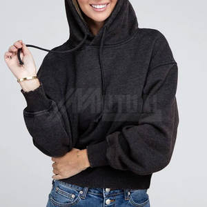Sweats à capuche délavés à l'acide pour femmes de haute qualité Col à capuche en tricot durable pour l'automne-Disponible au prix de gros - Product Image 1