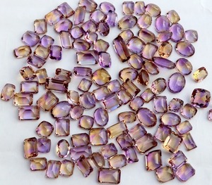 Piedra Preciosa de Ametrino 100% Natural de Calidad AA, Forma Cuadrada, Certificada por Terceros, Piedra Suelta Tallada, Minas Gerais, para Joyería - Product Image 6