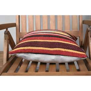 Multicolor Kilim Patchwork Wool Pillow 16x16 Inch Luxury Decorative Cushion Vintage <b>Fluffy</b> Leaves Pattern Portable <b>Bedding</b> - Product Image 5