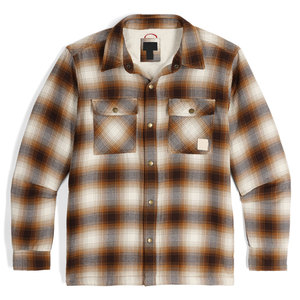 Camisa de Franela Cepillada Personalizada de 220 GSM para Hombre, Camisa Sólida Tipo Shacket, 100% Fibra de Bambú, Transpirable, Ecológica, con Protección UV y Cuello Camisero - Product Image 1