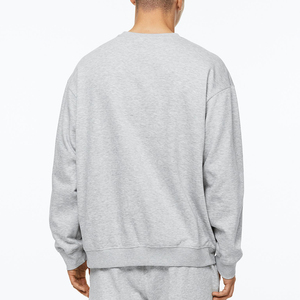 Venta al por mayor personalizado hombres pulóver sudadera polar impreso cuello redondo con logotipo bordado para el invierno - Product Image 5