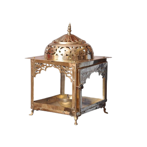 Último diseño de luz de té, Vintage Vela decorativa de alta calidad, linterna de Metal de vidrio, soporte para tarro de vela de hierro para exteriores - Product Image 6