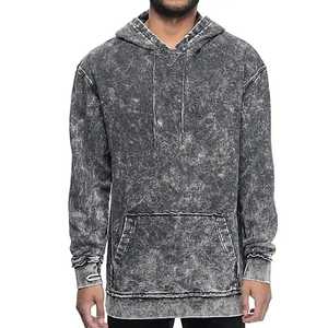 Sudadera Extra Grande de Estilo Vintage, Sudadera con Capucha Lavada al Ácido para Hombres, Mujeres y Parejas - Product Image 4