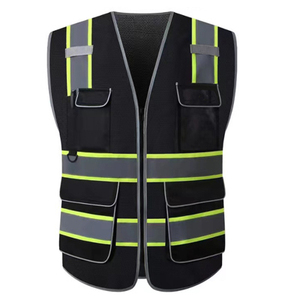 Gilet de sécurité réfléchissant haute visibilité OEM 120g/M2, veste de sécurité pour la construction, veste de sécurité pour la conduite sur route, veste de sécurité réfléchissante pour le travail - Product Image 1