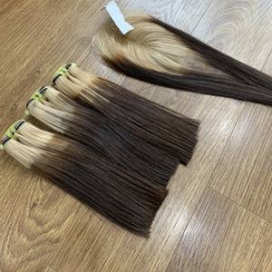 2023 meilleure vente SDD os droit 100% Extensions humaines vietnamiennes brutes haute qualité trame fermeture faisceau attaché à la main génie trame - Product Image 4