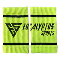Logo personnalisé Croix Bracelets Chaussettes Absorbant La Sueur Bande De Poignet Gradient Bandeau De Poignet Support De Poignet Pour La Gym Bandeau