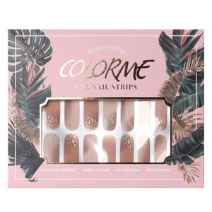 ColorMe 2D Gel Nail Strips #36 El mejor diseño de salón Corea Iced Caramel Latte Manicure Art Press-On Sticker Trate tus dedos - Product Image 1