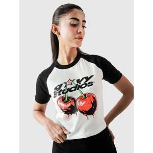 T-shirt bébé 100% coton en tissu jersey cerise - Product Image 4