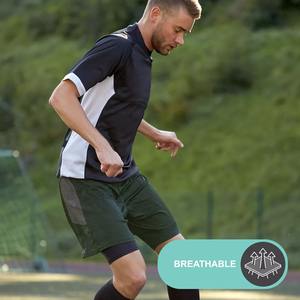 Short en polyester tissé respirant à séchage rapide OEM avec poches Vêtements de sport pour hommes Short d'entraînement de fitness pour hommes - Product Image 3