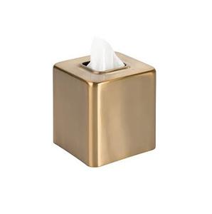 Caja de pañuelos de latón de aspecto moderno, soporte de servilletas de latón con logotipo personalizado, la mejor oferta - Product Image 3