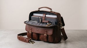 <b>Men's</b> PU Leather Soft <b>Bag</b> <b>for</b> <b>Work</b> Use - Product Image 4
