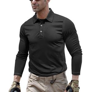 Slim Fit hommes Gym t-shirt séchage rapide course Compression chemise homme entraînement grande taille hommes polos - Product Image 2