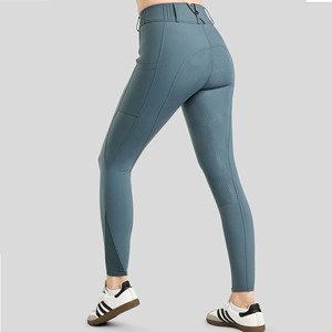Pantalones de mujer ecuestres de alta calidad, ropa personalizada elástica de 4 vías, pantalones de montar a caballo al por mayor a granel - Product Image 5