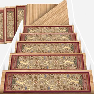 Stair <b>Step</b> Printed Rug, Tree Of Life, Floral, Tree, Anatolian, Turkish, Nursery, Personalized, <b>Machine</b> Washable,Goblen - Product Image 4