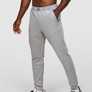 กางเกงวิ่งขายาวผ้าคอตตอนสำหรับผู้ชายและผู้หญิงชุดใส่ไปยิมลำลองออกแบบโลโก้ได้ตามต้องการ - Product Image 4