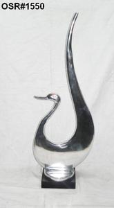 Prix de gros Objets de décoration d'intérieur en métal au design personnalisé finition aluminium doré Lot de 2 - Product Image 3